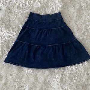 Denim Hardtail skirt